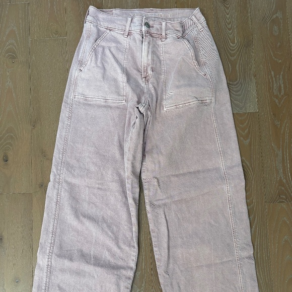 AE Stretch Super High-Waisted Baggy Wide-Leg Pant - Picture 1 of 2